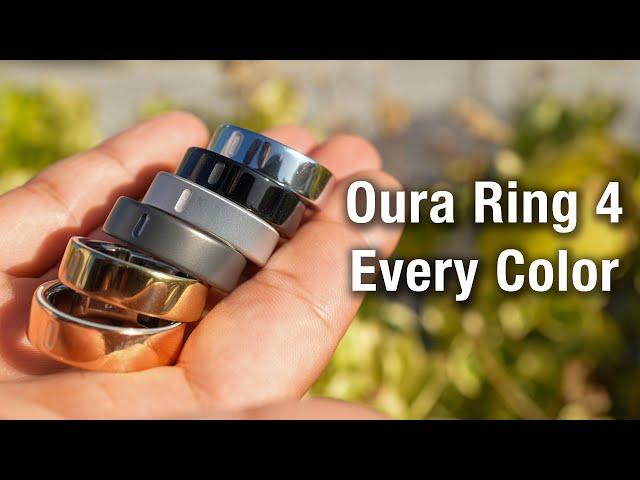 I Bought EVERY Oura Ring 4 Color...