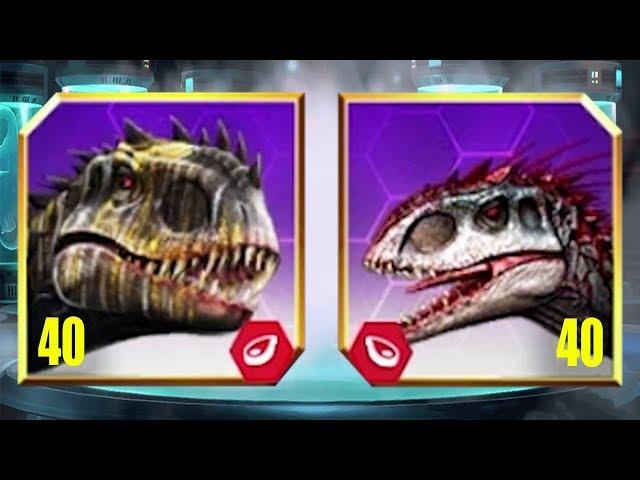 INDOMINUS REX Vs INDOMINUS REX GEN 2 - Jurassic World The Game