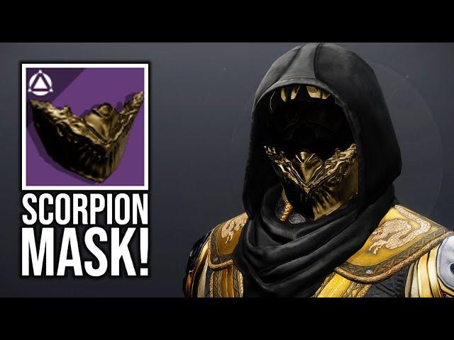 Scorpion Mask Looks AMAZING! Here's How You Make It! - Destiny 2 The Final Shape