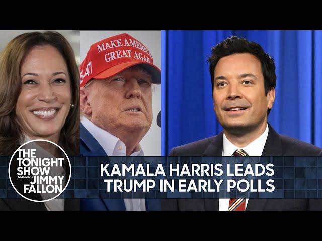 Kamala Harris Leads Trump in Early Polls, Receives Song Endorsements from Beyoncé and Charli xcx