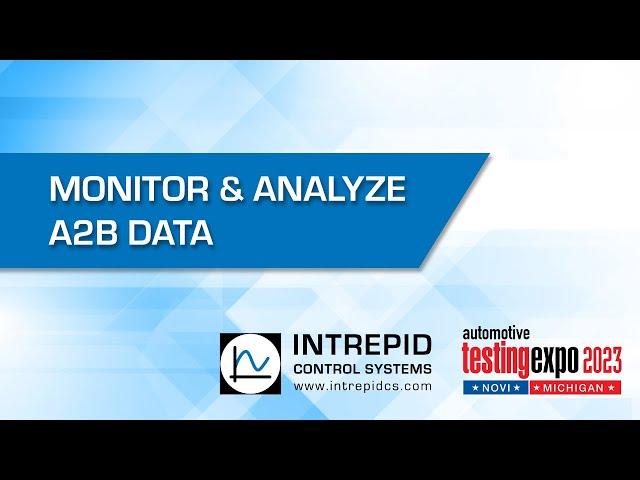 Monitor & Analyze A2B Data at #TestingExpoNovi