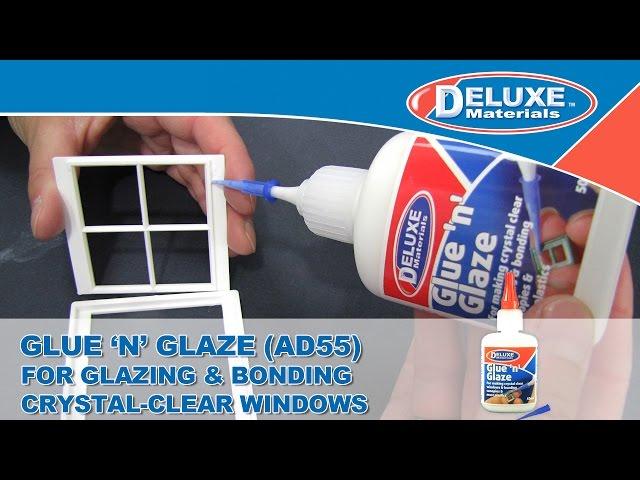 Glue 'N' Glaze - For Glazing & Bonding Crystal Clear Windows.