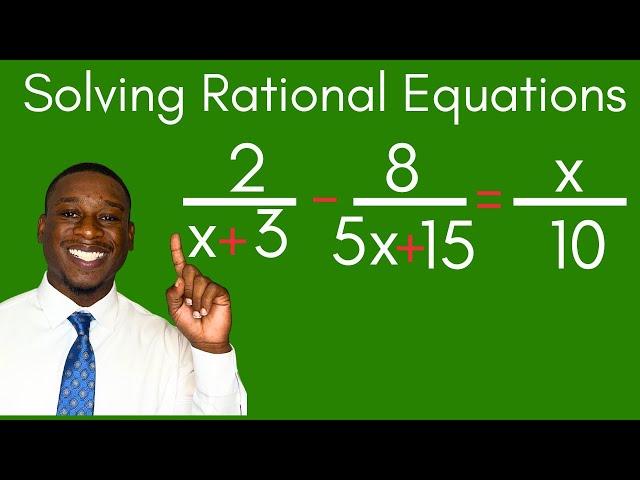 Most Simple Methods to Solve Rational Equations