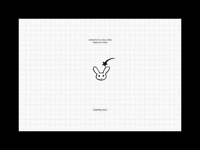 cute bunny intro/ outro templates (with y2k elements) | FREE FOR USE