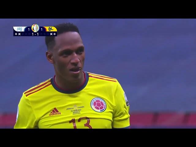 Los penales sólo con sonido ambiente Colombia VS Argentina