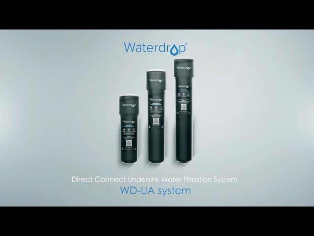 How to install Waterdrop Direct Connect Undersink Water Filtration System WD-10UA, WD-15UA, WD-17UA