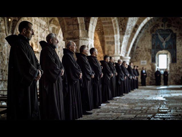 Gregorian chants Honor and Praise God - the Hymn of the Benedictine Monks in the Monastery