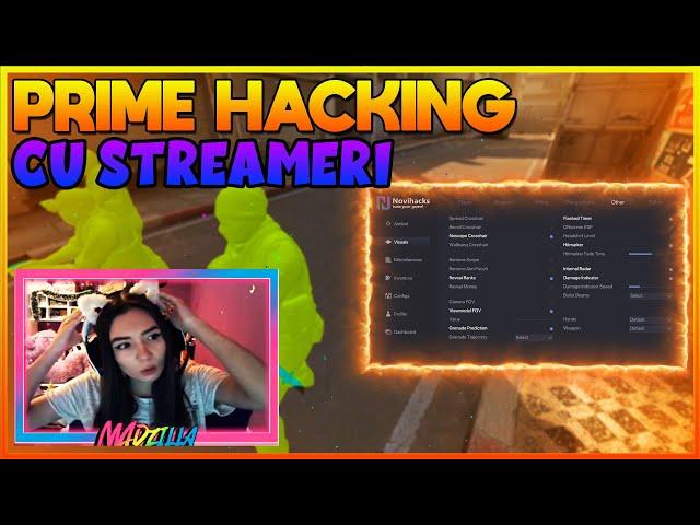 Am jucat cu HACK cu o FATA care FACEA LIVE | CSGO HACKING