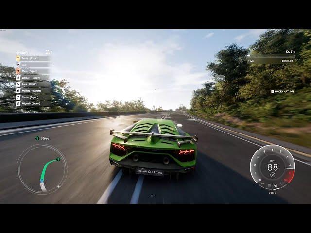 TDU Solar Crown - The Longest Race In The Game w/ Aventador SVJ