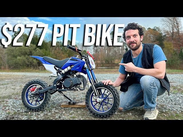 We Bought the World's Cheapest 2 Stroke Pit Bike (from Temu) How Bad Could It Be?