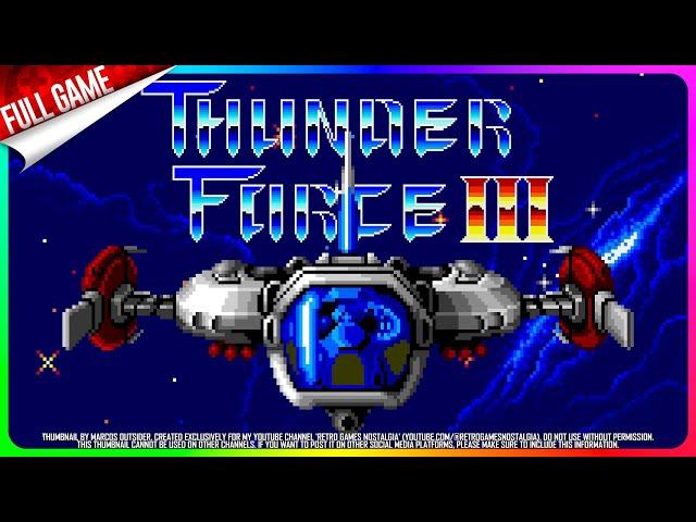 Thunder Force 3 [Sega Genesis Longplay ‧ US]