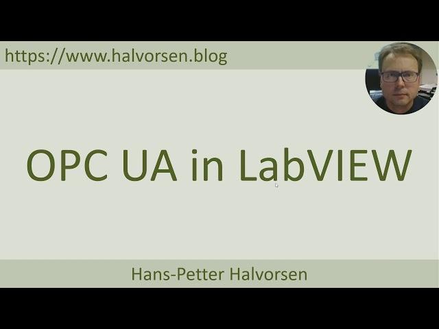 LabVIEW OPC UA