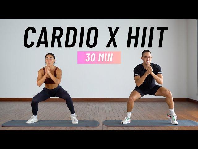 30 MIN CARDIO HIIT WORKOUT - ALL STANDING - Full Body, No Equipment, No Repeats