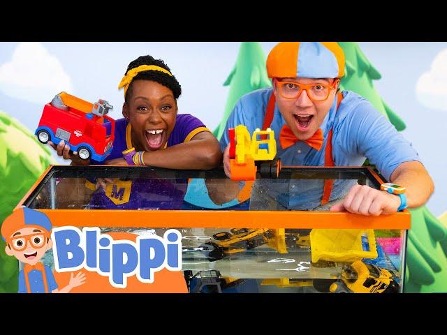 Will it Sink or Float?| Blippi's Playdate | Science Videos for Kids