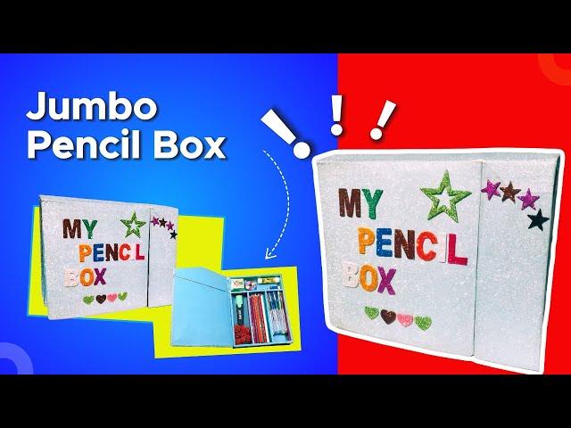 Jumbo Pencil Case Diy Double Organizer Pencil Box