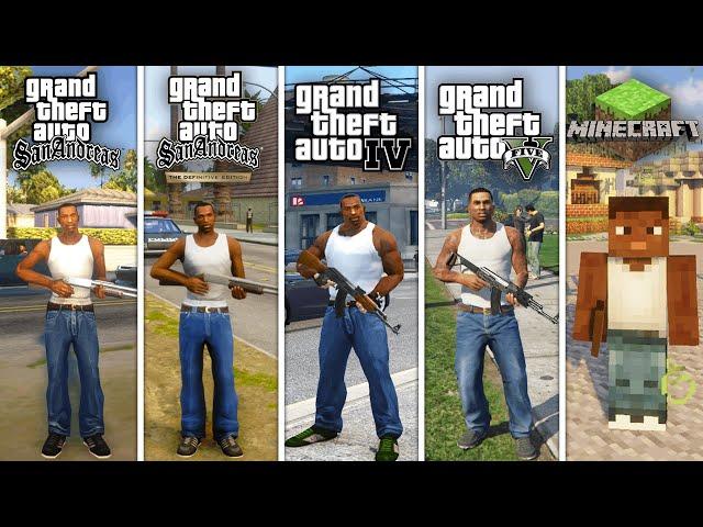 Comparison Of All Versions Of GTA San Andreas