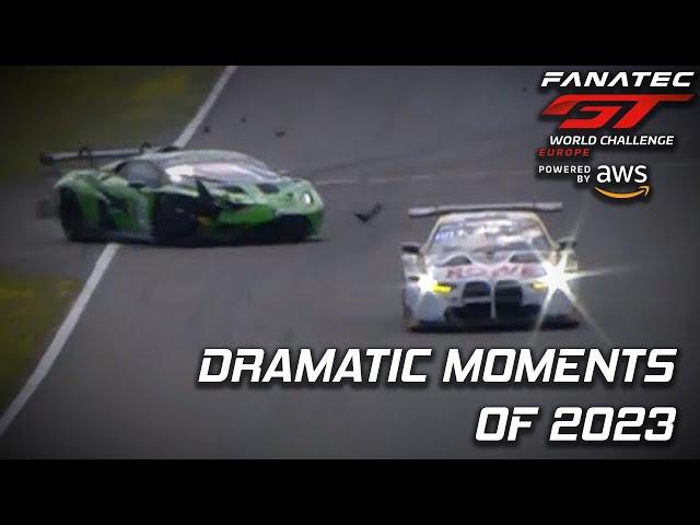 Most Dramatic Moments of 2023 | GT World Challenge Europe powered by AWS