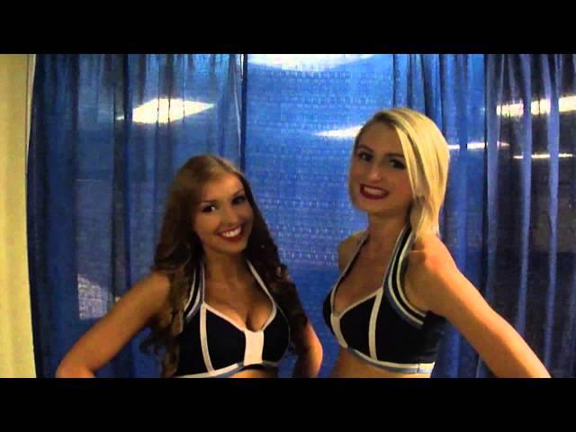 VANIER O-WEEK 2014: THE ARGOS CHEERLEADERS BLEED BLUE