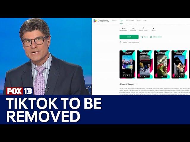 TikTok to be removed from US app stores