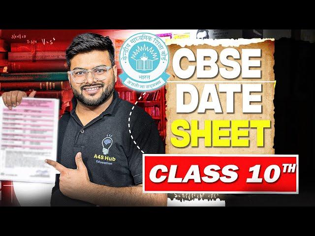 CBSE Date Sheet 2025 | Class 10 Date Sheet Date Out Expected Dates of Exams I A4S