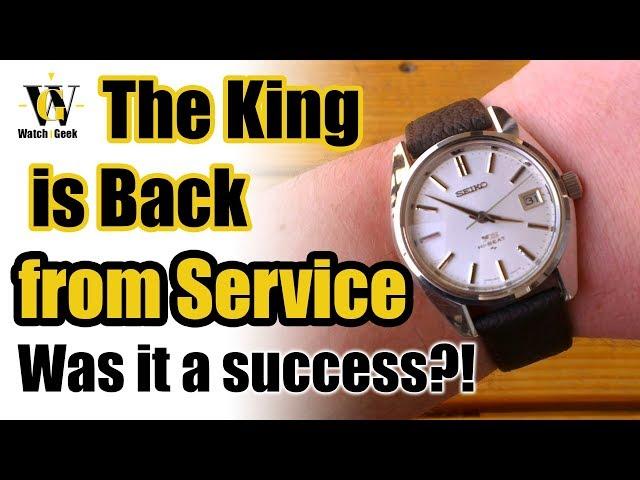 The King is Back (from service) - King Seiko update