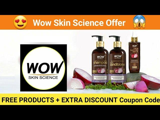 WOW Skin Science Offer : FREE PRODUCTS + EXTRA DISCOUNT Coupon Code   : WOW Sale