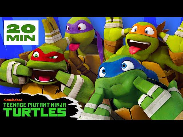 20 MINUTES of the Turtles Being Bros  (Literally) | Teenage Mutant Ninja Turtles