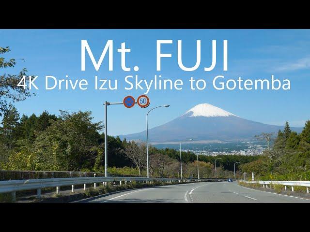 4K Mt. Fuji Scenic Drive | Izu Skyline & Ashinoko Skyline to Gotemba City 伊豆スカイライン-芦ノ湖スカイライン→御殿場ドライブ