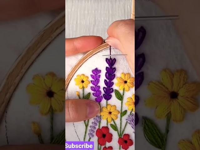 Diy Embroidery #shorts #shortsfeed #million #embroidery #today #embroiderydesign #diy #learn #stich