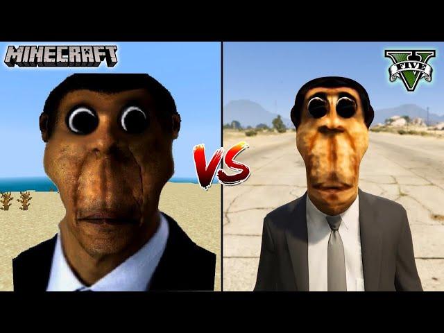 MINECRAFT OBUNGA VS GTA 5 OBUNGA - WHO IS BEST?