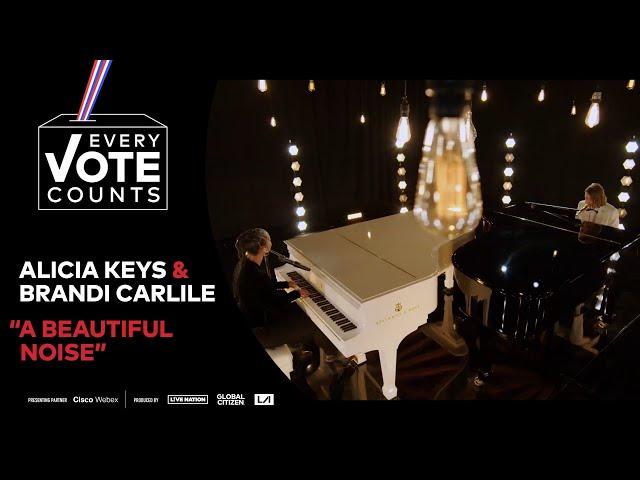 Alicia Keys & Brandi Carlile Perform "A Beautiful Noise" | Every Vote Counts