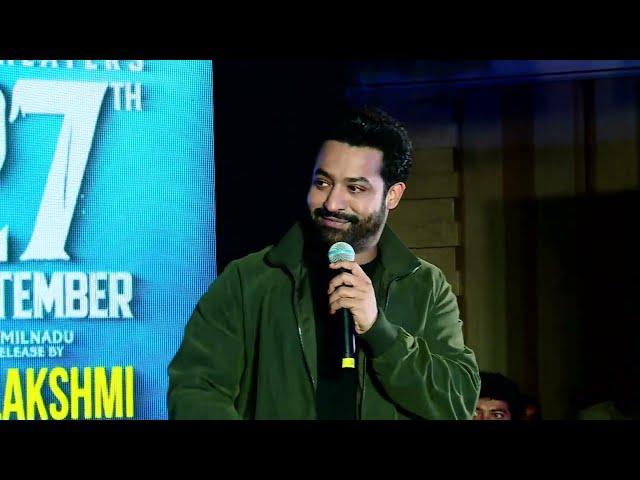 Man Of Masses NTR Speech @ Devara Movie Team Press Meet | Janhvi Kapoor | Koratala Siva