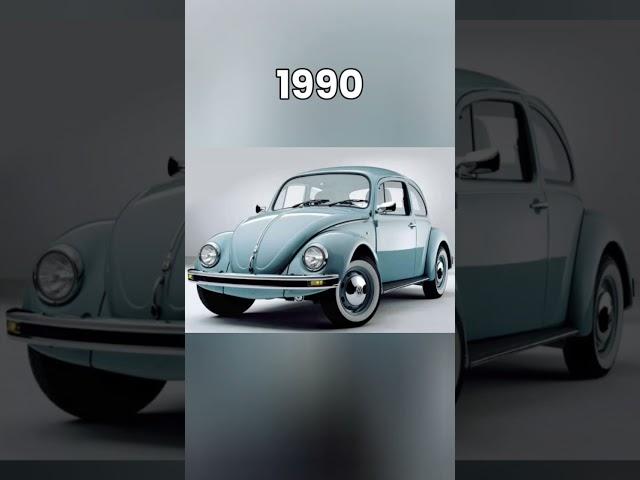 Evolution of Volkswagen Beetle (1940~2022) #shorts