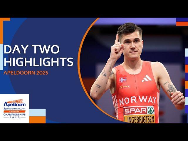 Day TWO Highlights | European Athletics Indoor Championships | Apeldoorn 2025