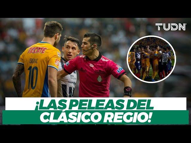 ¡Clásico EXPLOSIVO! Las BRONCAS, PATADAS y POLÉMICAS en el Clásico Regio | TUDN