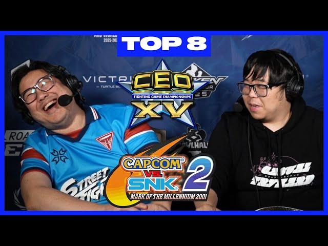 CEO 2025 CVS2 TOP 8 - Capcom vs. SNK 2 Tournament - Capcom Fighting Collection 2