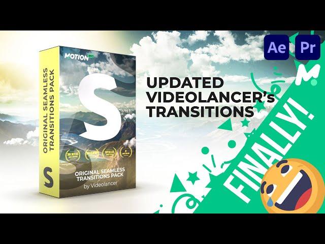 New Videolancer's Transitions. Motion Bro 4. Sound FX pack. Clone for Premiere Pro.