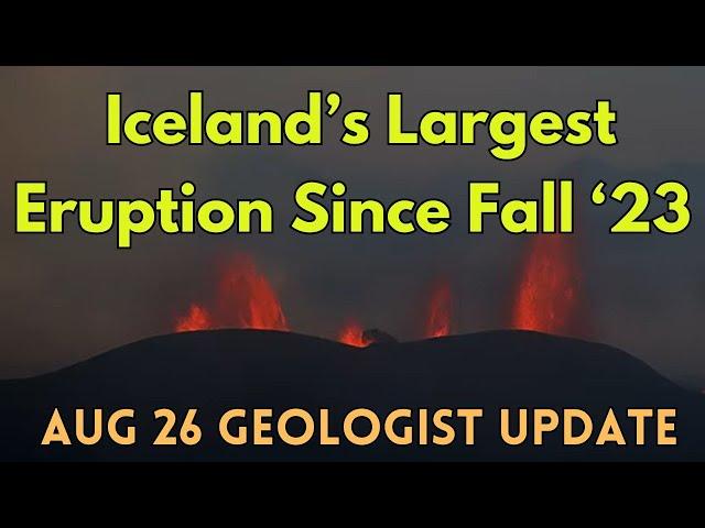 Iceland's Largest Eruption of 2023-24 Continues: Geologist Analysis