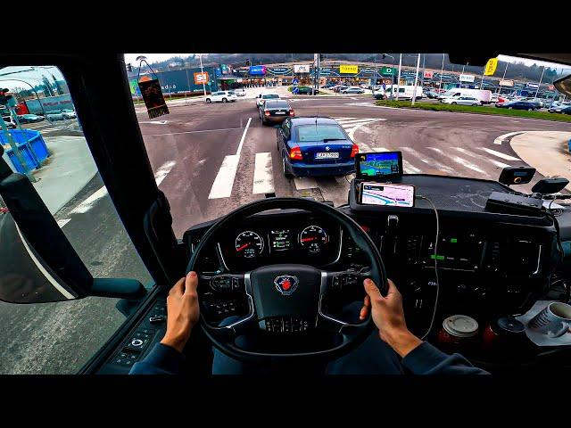 POV Truck Driving in SLOVAKIA