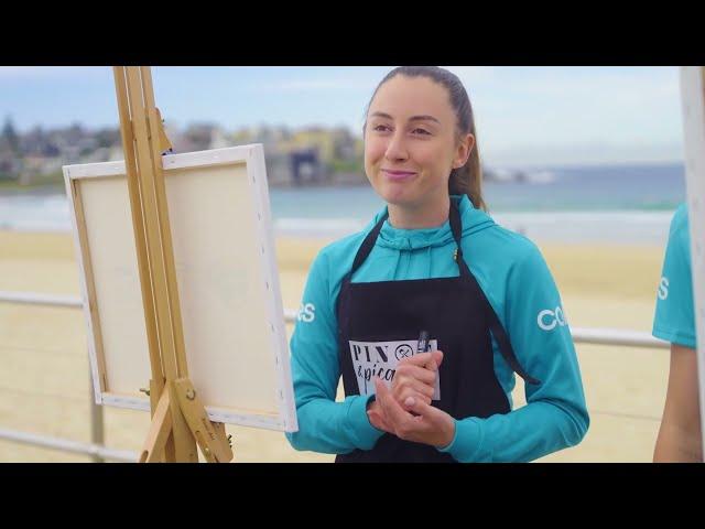 Commbank Matildas visit Bondi Beach