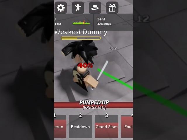 #roblox metal bat combo