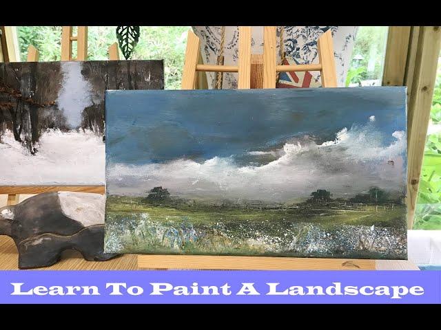 PAINTING TUITION - LEARN TO PAINT A LANDSCAPE WITH  ME AT ART FROM THE COTTAGE