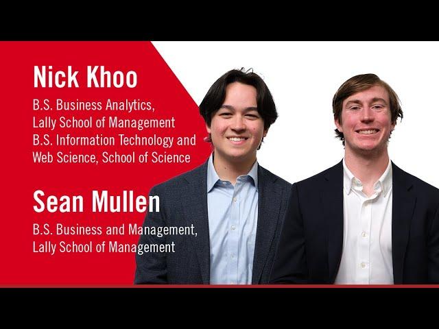 Class of 2025 Spotlight: Sean Mullen and Nicholas Khoo