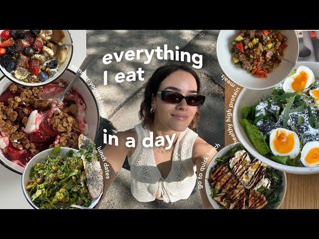 What I Eat In A Few Days | high protein & easy summer recipes that make me feel good!