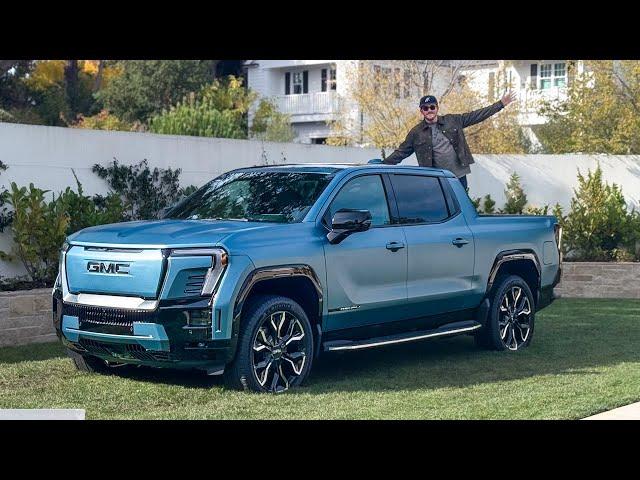 I Drive The 2025 GMC Sierra EV For The First Time! Charging, Full Tour, Driving, & MY25 Updates