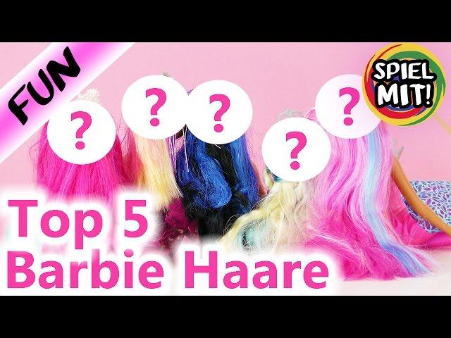 Top 5 BARBIE Haare | Kathis LIEBLINGSHAARE von Barbie Puppen | Spiel mit mir Kinderspielzeug