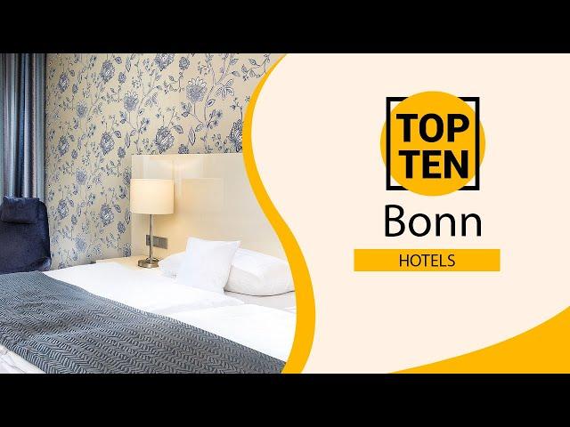 Top 10 Best Hotels to Visit in Bonn | Germany - English