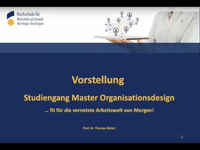 Master Organisationsdesign an der HfWU