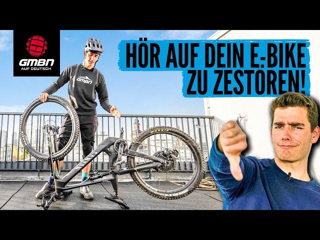 10 Fehler, die du bei deinem E-Bike auf keinen Fall machen solltest!