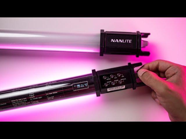 Nanlite Pavotube Setting Tutorial.